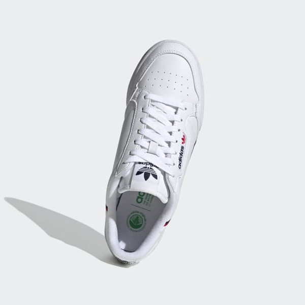 Zapatillas Adidas Continental 80 Vegan Mujer Chile Blancas - SYCVID612