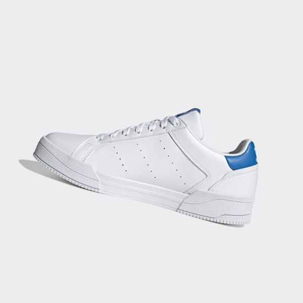 Zapatillas Adidas Court Tourino Mujer Chile Blancas - CQXJPB309