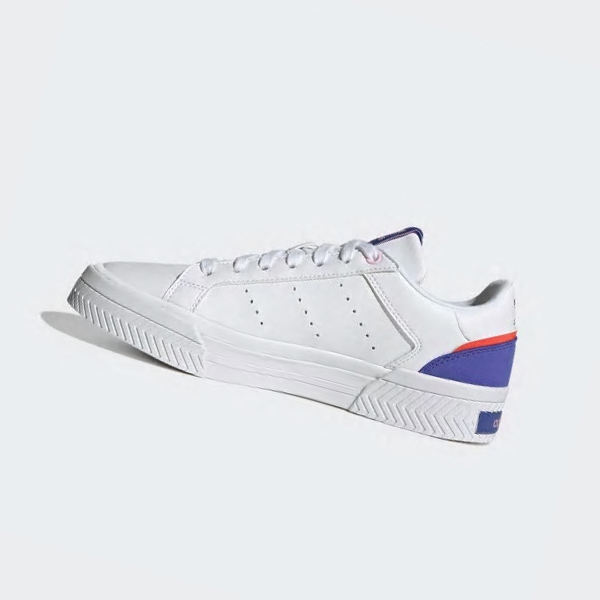 Zapatillas Adidas Court Tourino Mujer Chile Blancas - TDIUQJ107