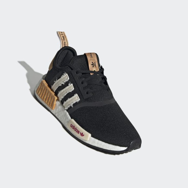 Zapatillas Adidas Disney NMD_R1 Mujer Chile Negras - NWFOKT932