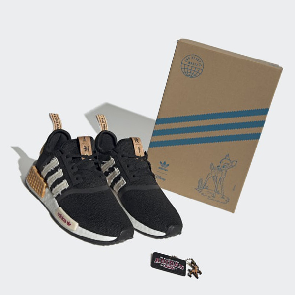 Zapatillas Adidas Disney NMD_R1 Mujer Chile Negras - NWFOKT932