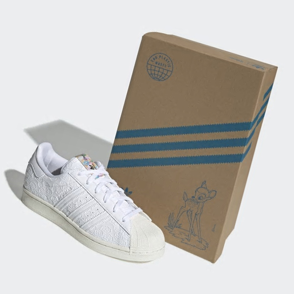 Zapatillas Adidas Disney Superstar Mujer Chile Blancas - XADFTP162