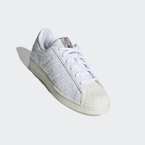 Zapatillas Adidas Disney Superstar Mujer Chile Blancas - XADFTP162