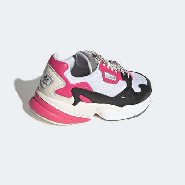 Zapatillas Adidas Falcon Mujer Chile Blancas - ZKXRGT269