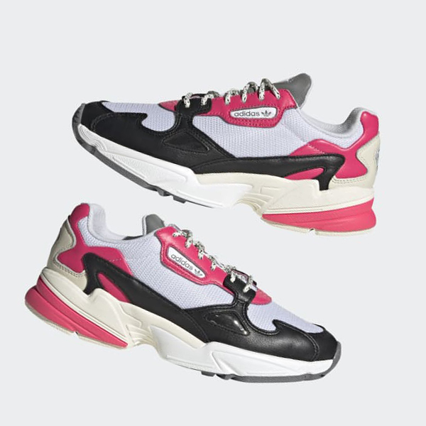 Zapatillas Adidas Falcon Mujer Chile Blancas - ZKXRGT269