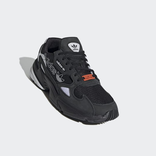 Zapatillas Adidas Falcon Mujer Chile Negras - SAGWIK921