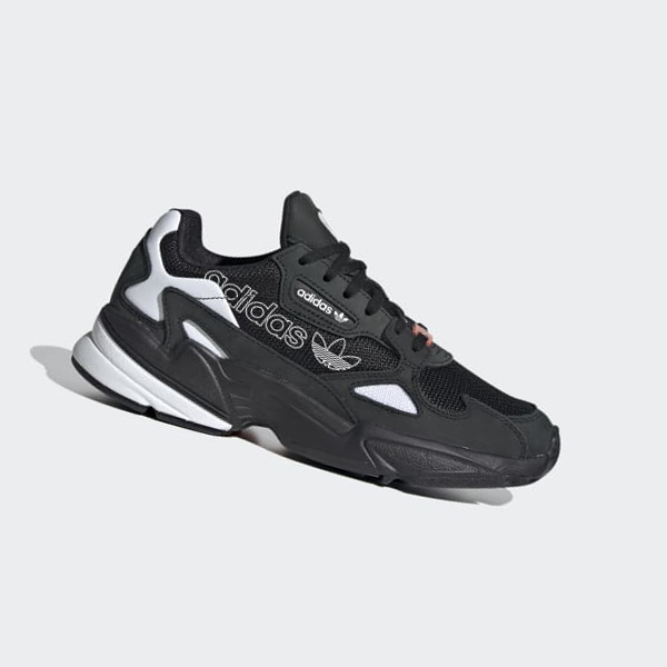 Zapatillas Adidas Falcon Mujer Chile Negras - SAGWIK921