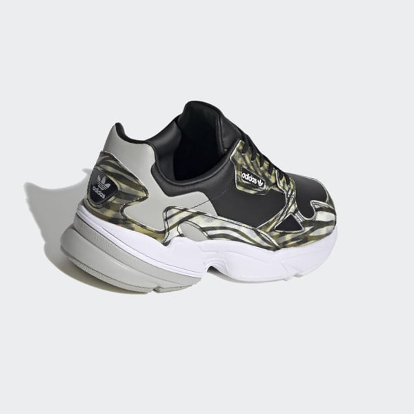 Zapatillas Adidas Falcon Mujer Chile Negras - YEZUTW495