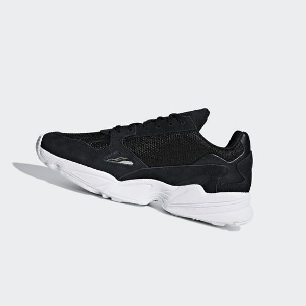 Zapatillas Adidas Falcon Mujer Chile Negras - YGBPWD817