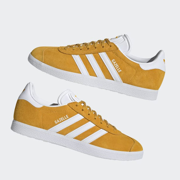 Zapatillas Adidas Gazelle Mujer Chile Amarillo - YVURCA806