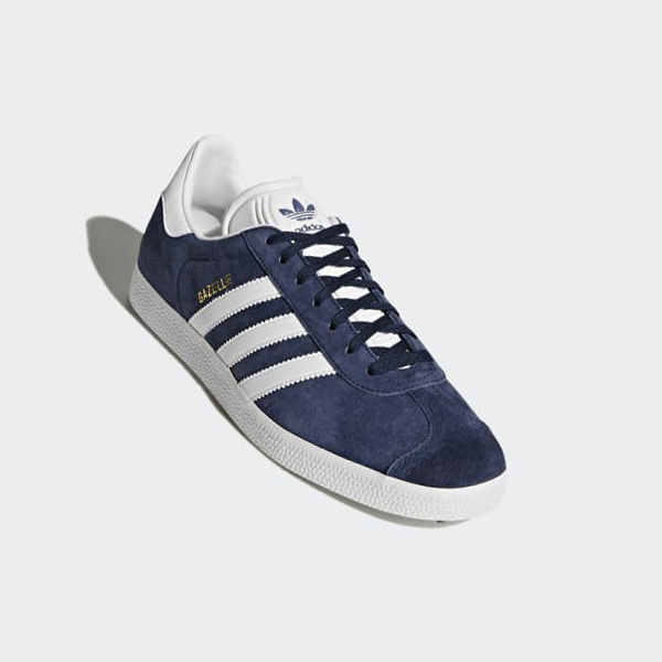 Zapatillas Adidas Gazelle Mujer Chile Azules - KIQJHB549