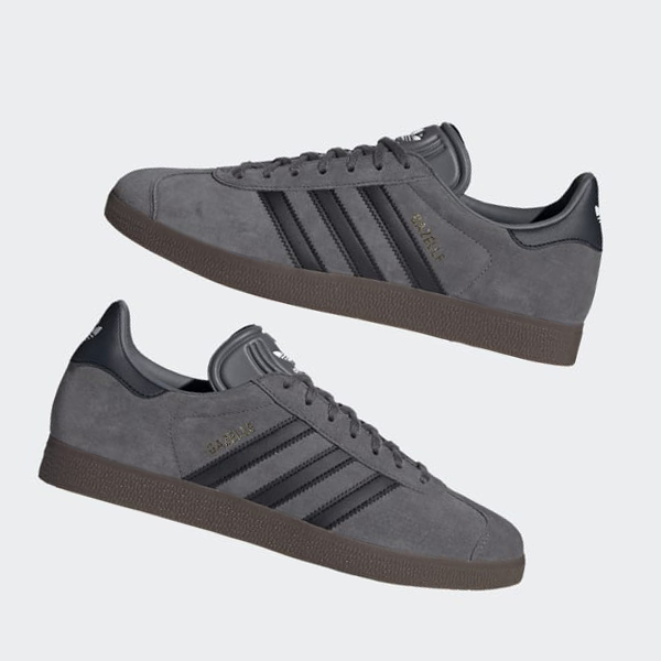 Zapatillas Adidas Gazelle Mujer Chile Gris - BWDOXV694