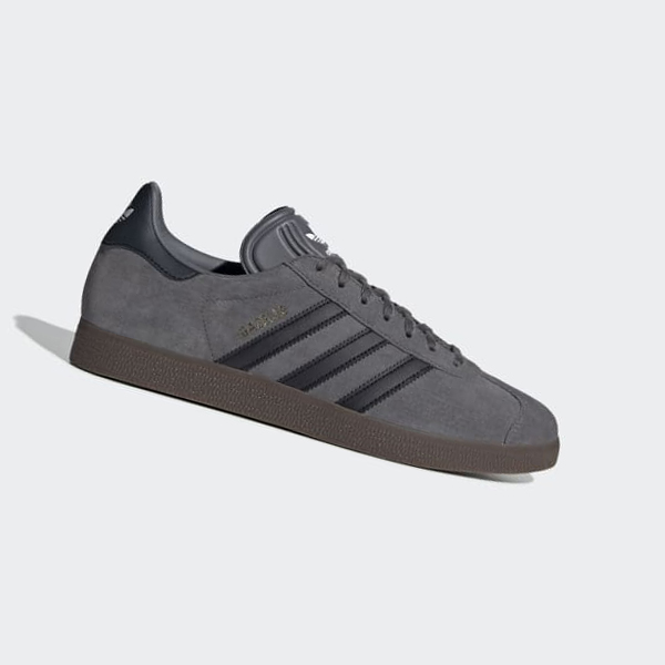 Zapatillas Adidas Gazelle Mujer Chile Gris - BWDOXV694