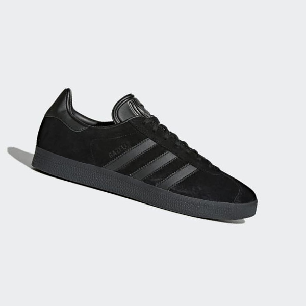 Zapatillas Adidas Gazelle Mujer Chile Negras - HBLEPS189