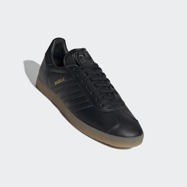 Zapatillas Adidas Gazelle Mujer Chile Negras - WTPYVF219