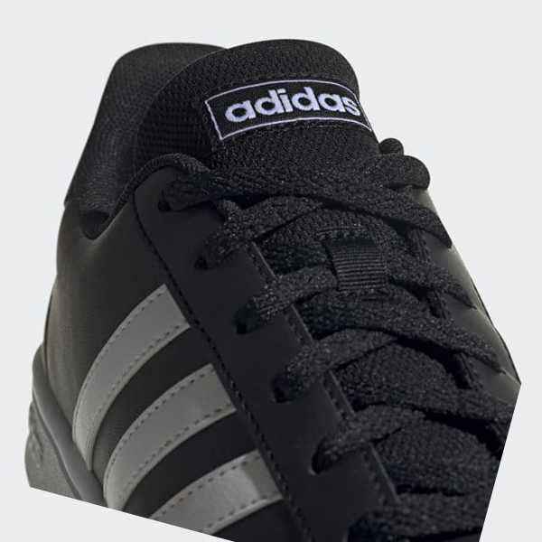 Zapatillas Adidas Grand Court Base Mujer Chile Negras - DQXNBV305