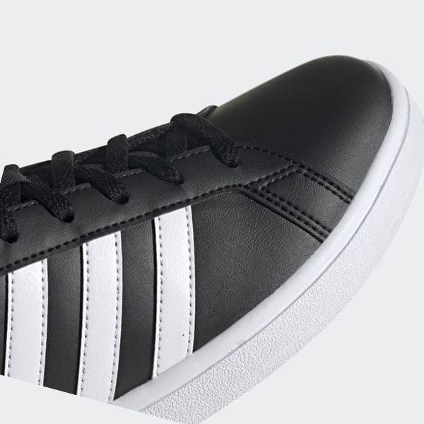 Zapatillas Adidas Grand Court Base Mujer Chile Negras - DQXNBV305