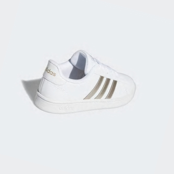 Zapatillas Adidas Grand Court Base Mujer Chile Blancas - HKISYW920