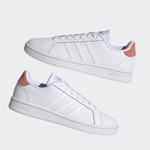 Zapatillas Adidas Grand Court Base Mujer Chile Blancas - OCYMAX257