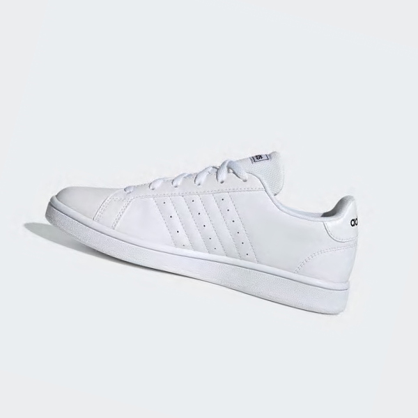 Zapatillas Adidas Grand Court Base Mujer Chile Blancas - XRANGL794