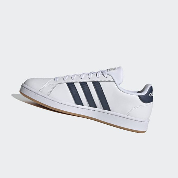 Zapatillas Adidas Grand Court Hombre Chile Blancas - MNGASU063