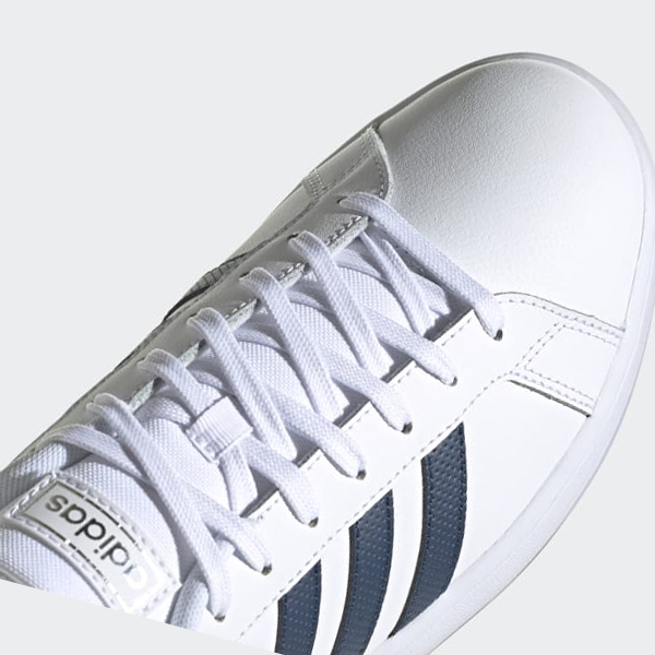 Zapatillas Adidas Grand Court Hombre Chile Blancas - MNGASU063