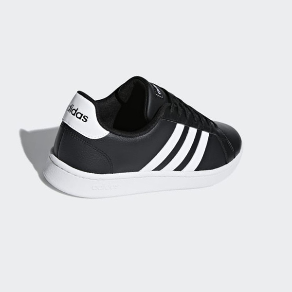 Zapatillas Adidas Grand Court Hombre Chile Negras - XQATFB967