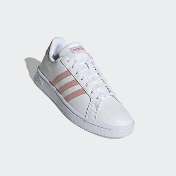 Zapatillas Adidas Grand Court Mujer Chile Blancas - FYJXPZ310