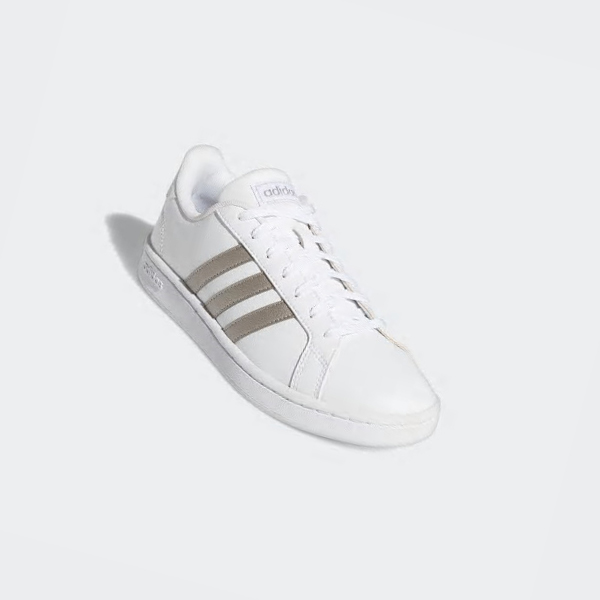 Zapatillas Adidas Grand Court Mujer Chile Blancas - LRCFKT079