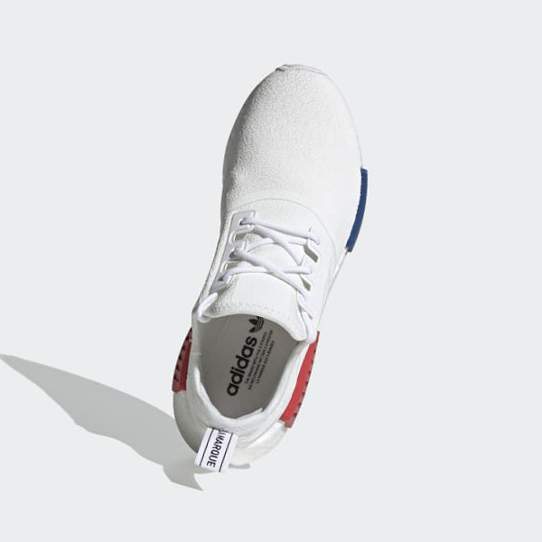 Zapatillas Adidas NMD_R1 Mujer Chile Blancas - HXJFKR542