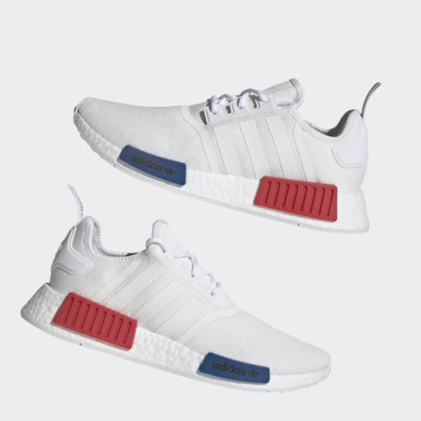 Zapatillas Adidas NMD_R1 Mujer Chile Blancas - HXJFKR542