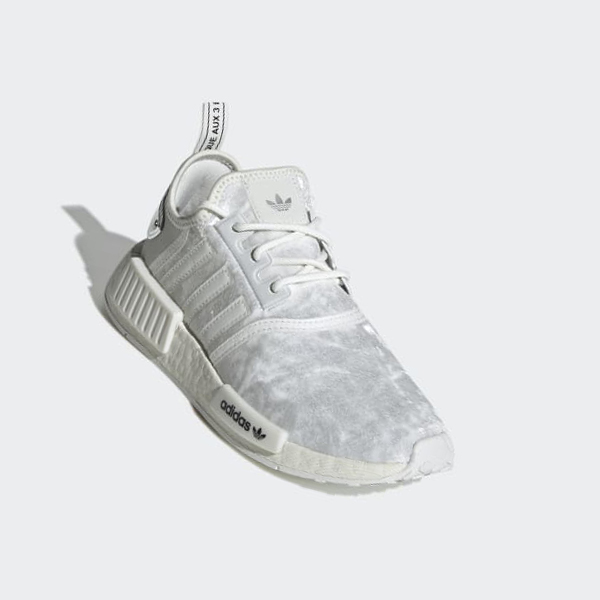 Zapatillas Adidas NMD_R1 Mujer Chile Blancas - QTUKVE972