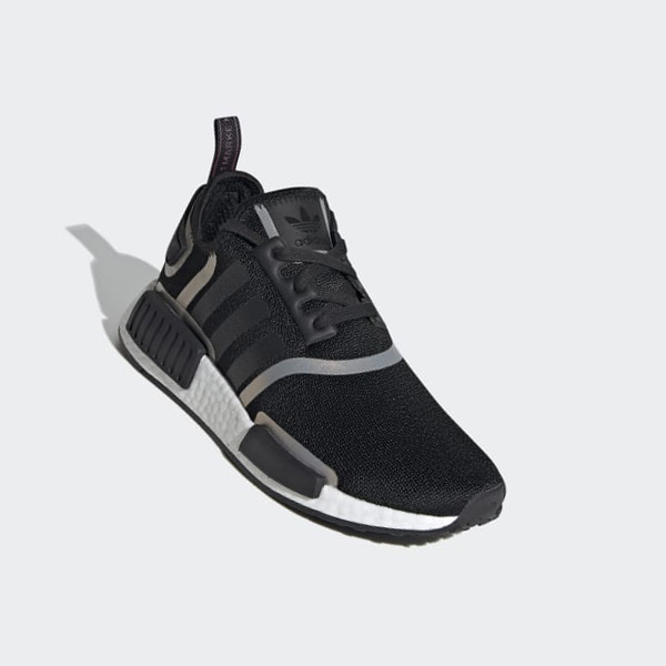 Zapatillas Adidas NMD_R1 Mujer Chile Negras - DTZJBG951