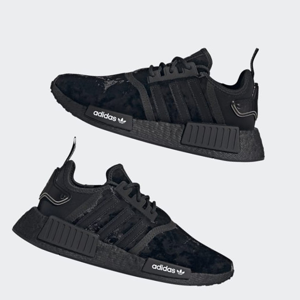 Zapatillas Adidas NMD_R1 Mujer Chile Negras - JNHFVK708