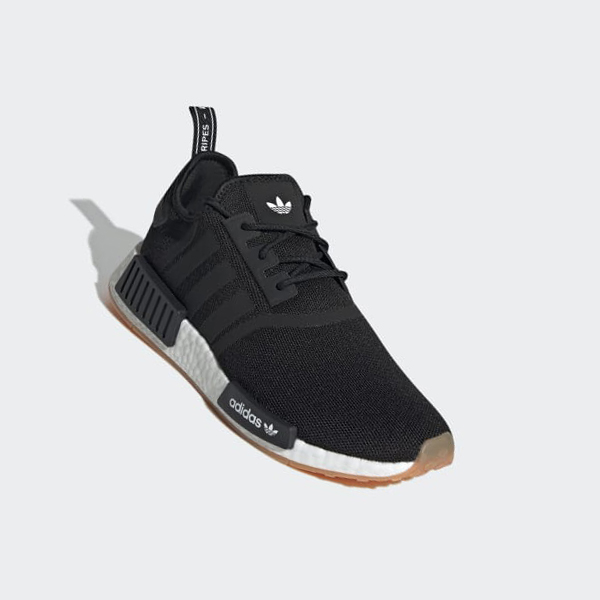 Zapatillas Adidas NMD_R1 Primeblue Mujer Chile Negras - BJHPRT851