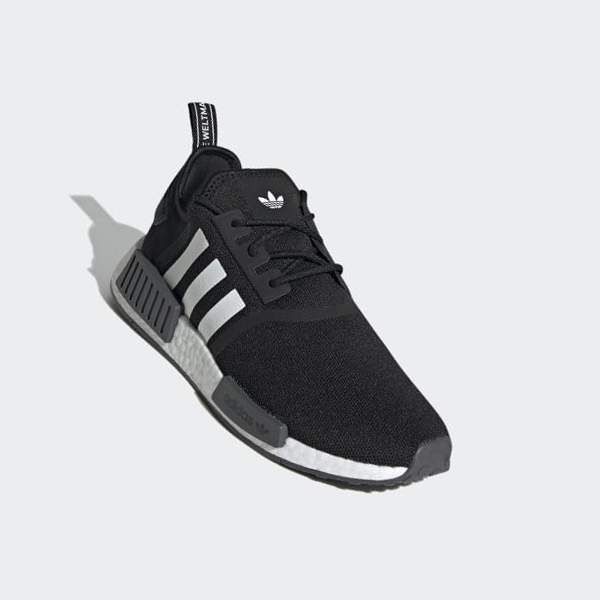 Zapatillas Adidas NMD_R1 Primeblue Mujer Chile Negras - EULCZY460