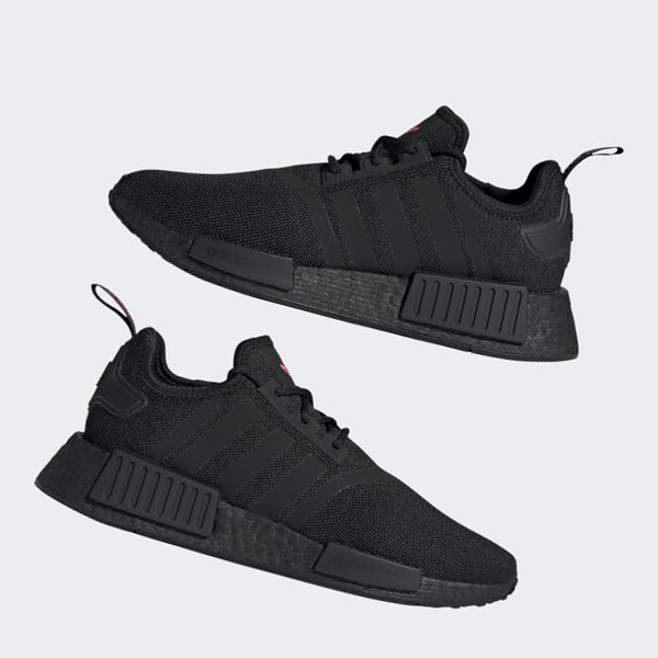 Zapatillas Adidas NMD_R1 Primeblue Mujer Chile Negras - KZBCNJ915