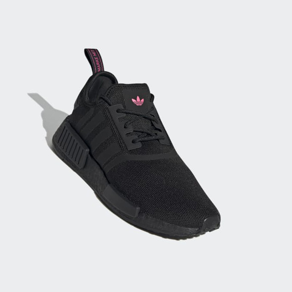 Zapatillas Adidas NMD_R1 Primeblue Mujer Chile Negras - KZBCNJ915