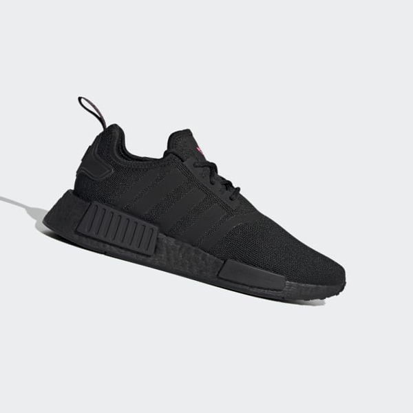 Zapatillas Adidas NMD_R1 Primeblue Mujer Chile Negras - KZBCNJ915