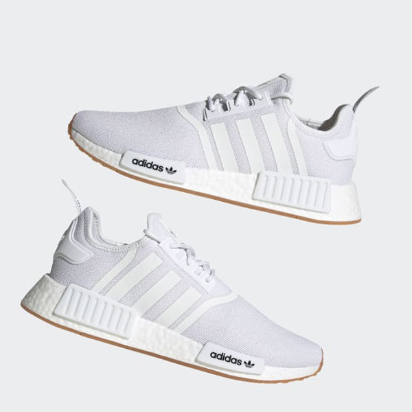 Zapatillas Adidas NMD_R1 Primeblue Mujer Chile Blancas - OAQMTU831