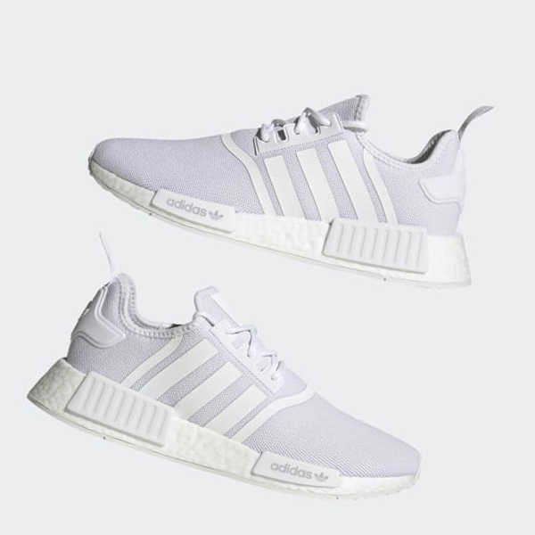 Zapatillas Adidas NMD_R1 Primeblue Mujer Chile Blancas - QINRLJ659