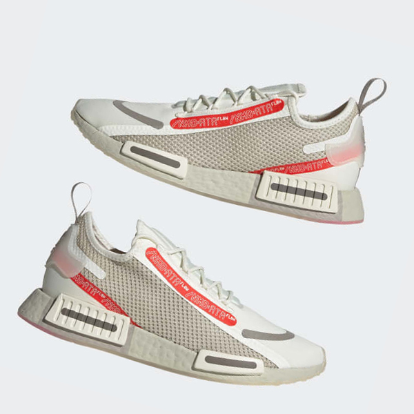 Zapatillas Adidas NMD_R1 Spectoo Mujer Chile Blancas - QSTUED841