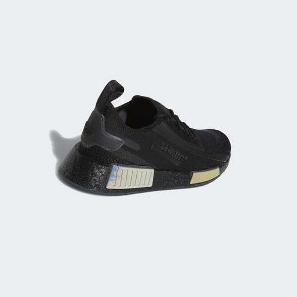 Zapatillas Adidas NMD_R1 Spectoo Mujer Chile Negras - JRXQCT329