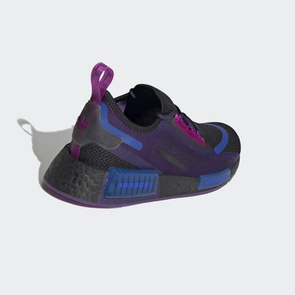 Zapatillas Adidas NMD_R1 Spectoo Mujer Chile Negras - KFQCJS748