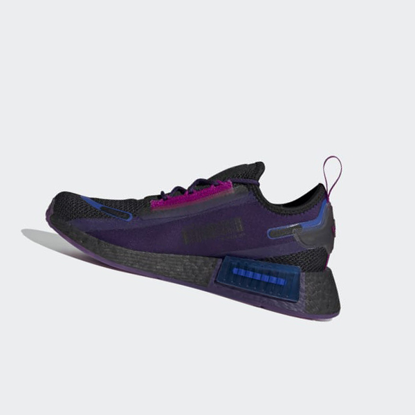 Zapatillas Adidas NMD_R1 Spectoo Mujer Chile Negras - KFQCJS748