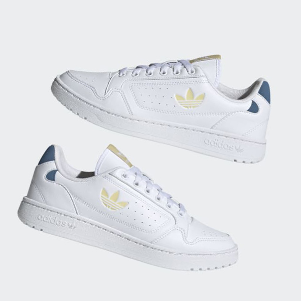 Zapatillas Adidas NY 90 Mujer Chile Blancas - GXTIUY826