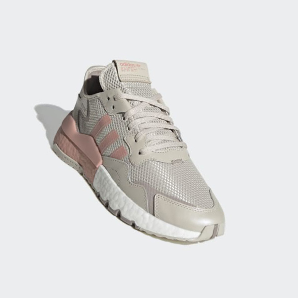 Zapatillas Adidas Nite Jogger Mujer Chile Beige - EFMQVL196