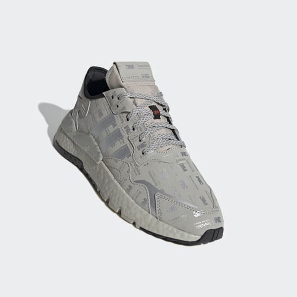 Zapatillas Adidas Nite Jogger Mujer Chile Gris - JHRIPF341