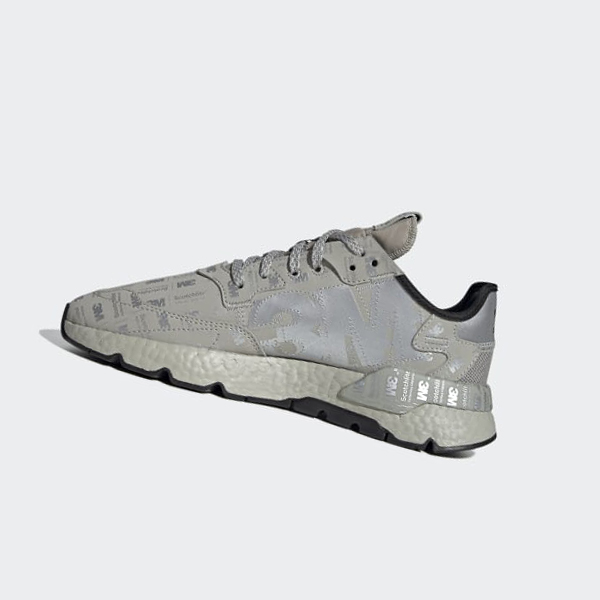 Zapatillas Adidas Nite Jogger Mujer Chile Gris - JHRIPF341