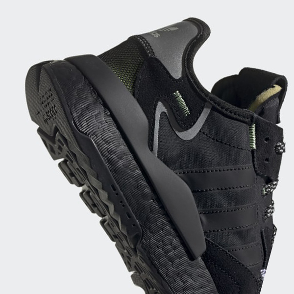 Zapatillas Adidas Nite Jogger Mujer Chile Negras - CURFHG016